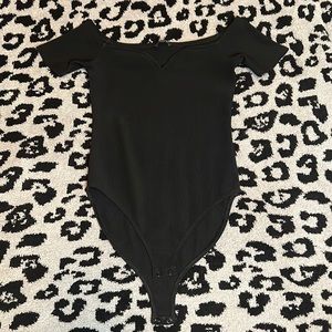 Express off the shoulder bodysuit